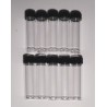 Set of 10 Test Tubes with caps