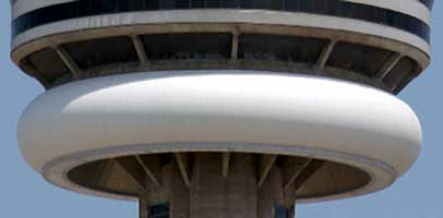 CN Tower air inflated radome